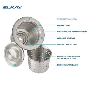 Elkay Grid Kitchen Sink Drain | Wayfair